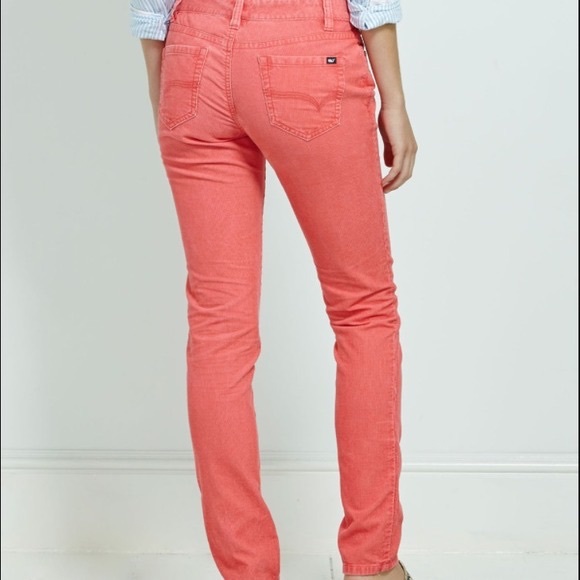 Vineyard Vines Pants - Vineyard Vines 5 Pocket Corduroy Salmon Pants